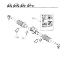 Steering gear spacer kit