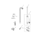 Kenmore 11634612302 hose and attachment diagram