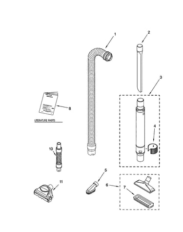 Hose and attachment