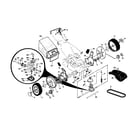 Craftsman 917378890 wheels/bag/tires/belt diagram