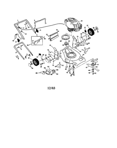 Engine/handle/housing