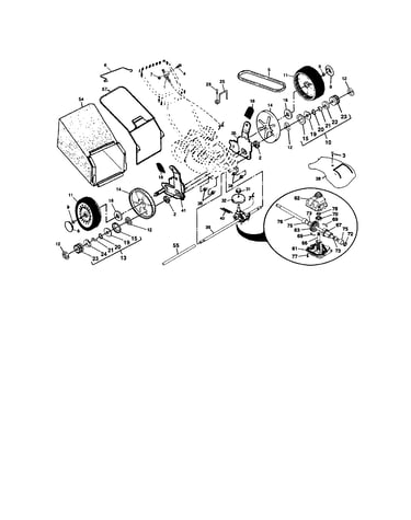 Wheels/tires/bag