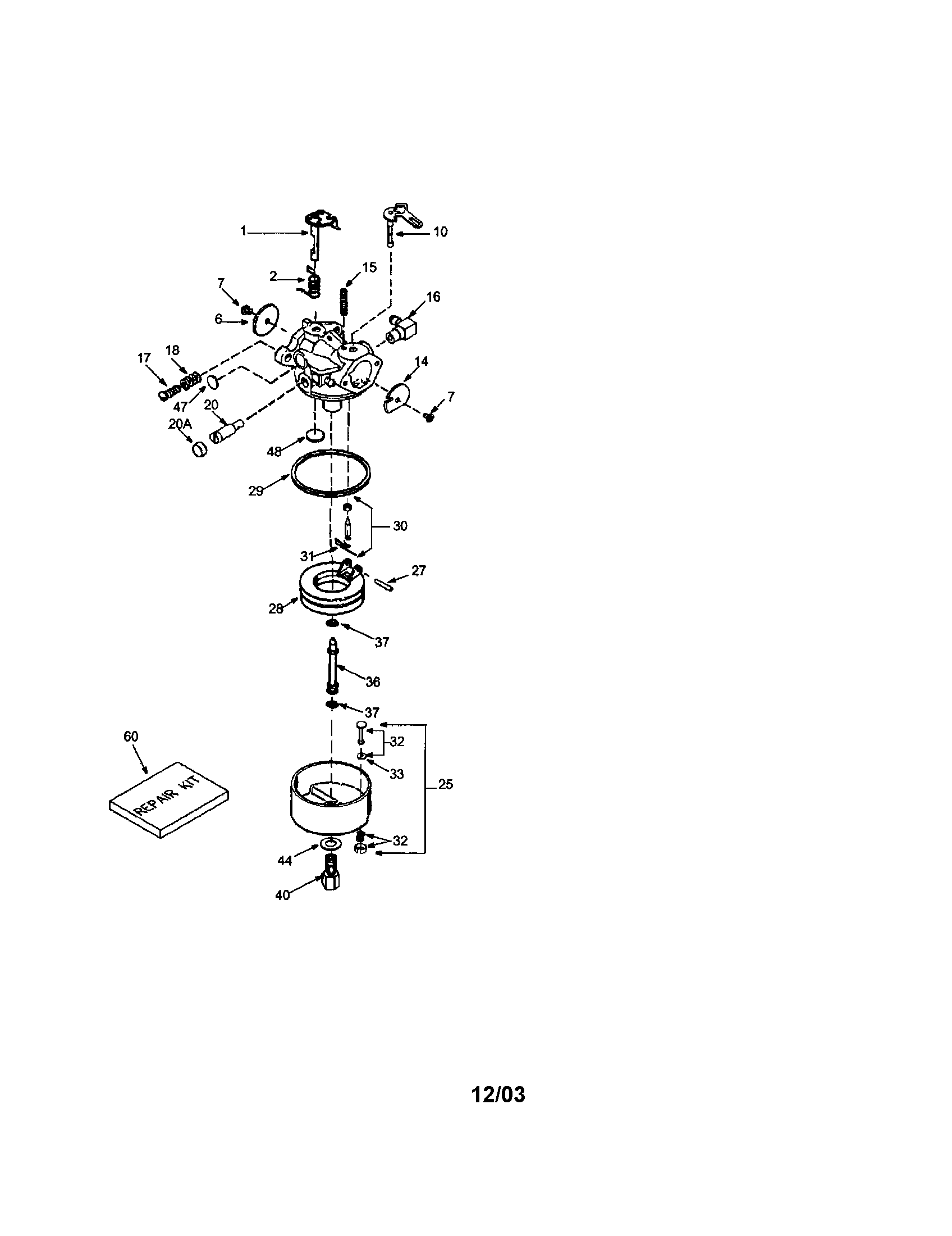 CARBURETOR 640084B