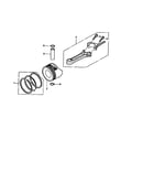 Piston connecting rod