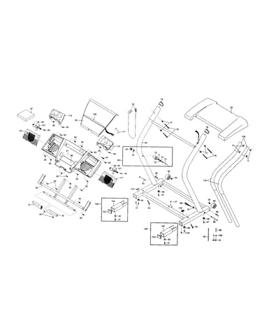 Console/motor hood/rails