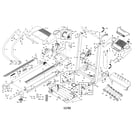 Proform DTL33940 console/walking belt/motor/hood diagram
