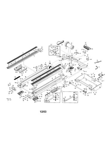 Walking belt/motor/bellypan