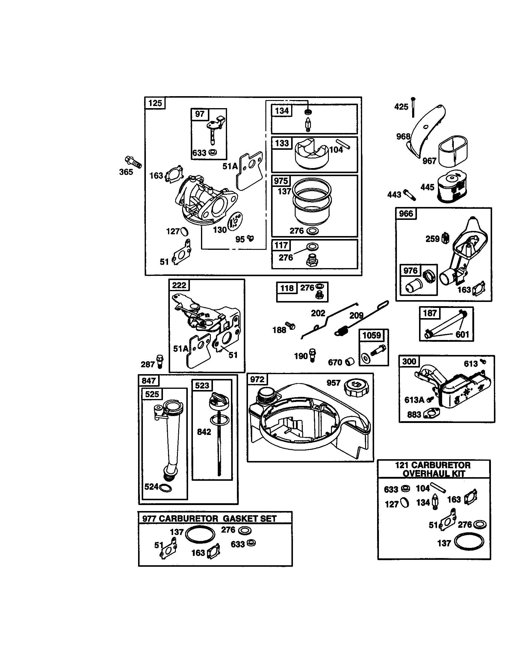 Carburetor/fuel tank