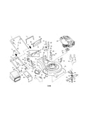 Engine/handle/bag/housing