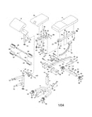 Backrest/seat/frame