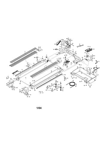 Walking belt/motor