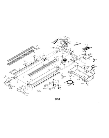 Walking belt/motor