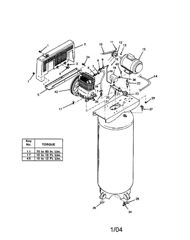 Air compressor diagram