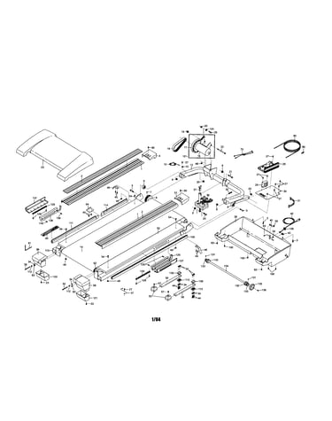 Walking belt/motor/motor hood