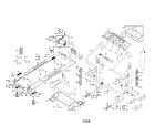 Weslo WLTL21430 walking belt/motor/console/hood diagram