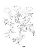Bench frame/backrest/curl pad