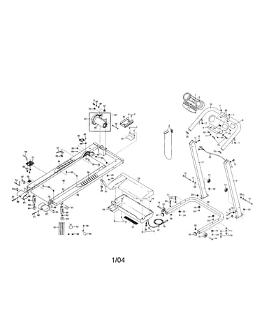Walking belt/console/motor/hood
