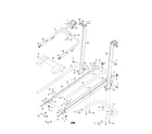 Weslo WLTL01530 console/frame/hood/walking belt diagram