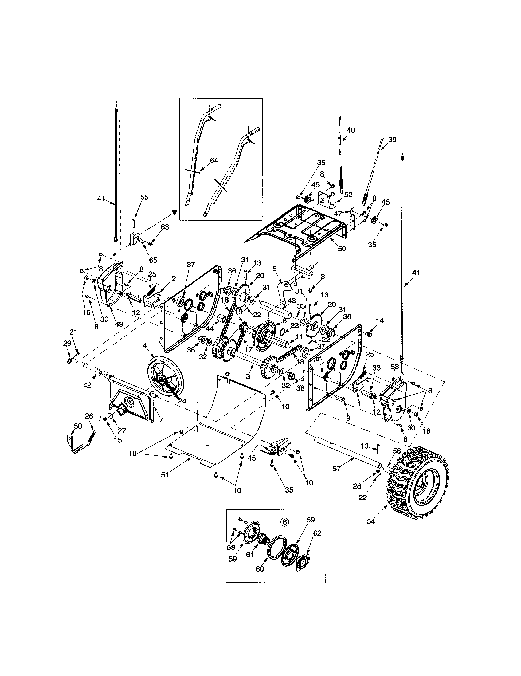 Wheels/axle/frame/cover