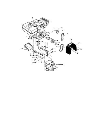 Engine/supports