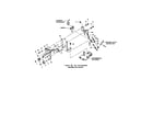 Troybilt 12194 shifting base/idler pulley diagram