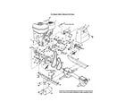 Troybilt 12217 engine/brackets/belt drive systems diagram