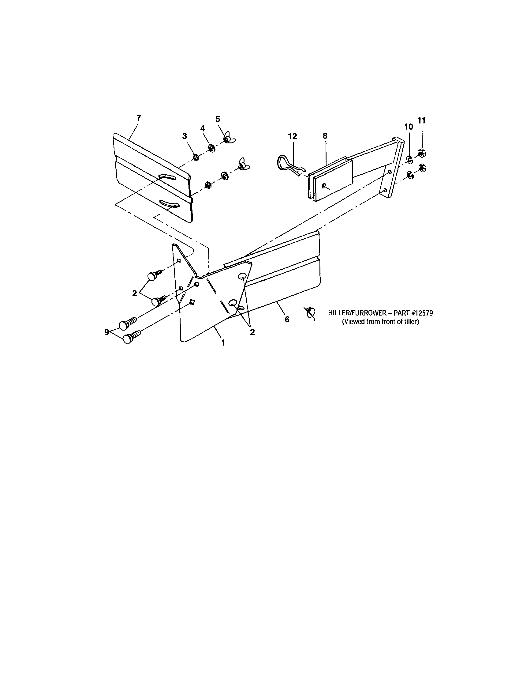 Hiller wing/furrower blade