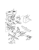 Engine/brackets/belt drive system