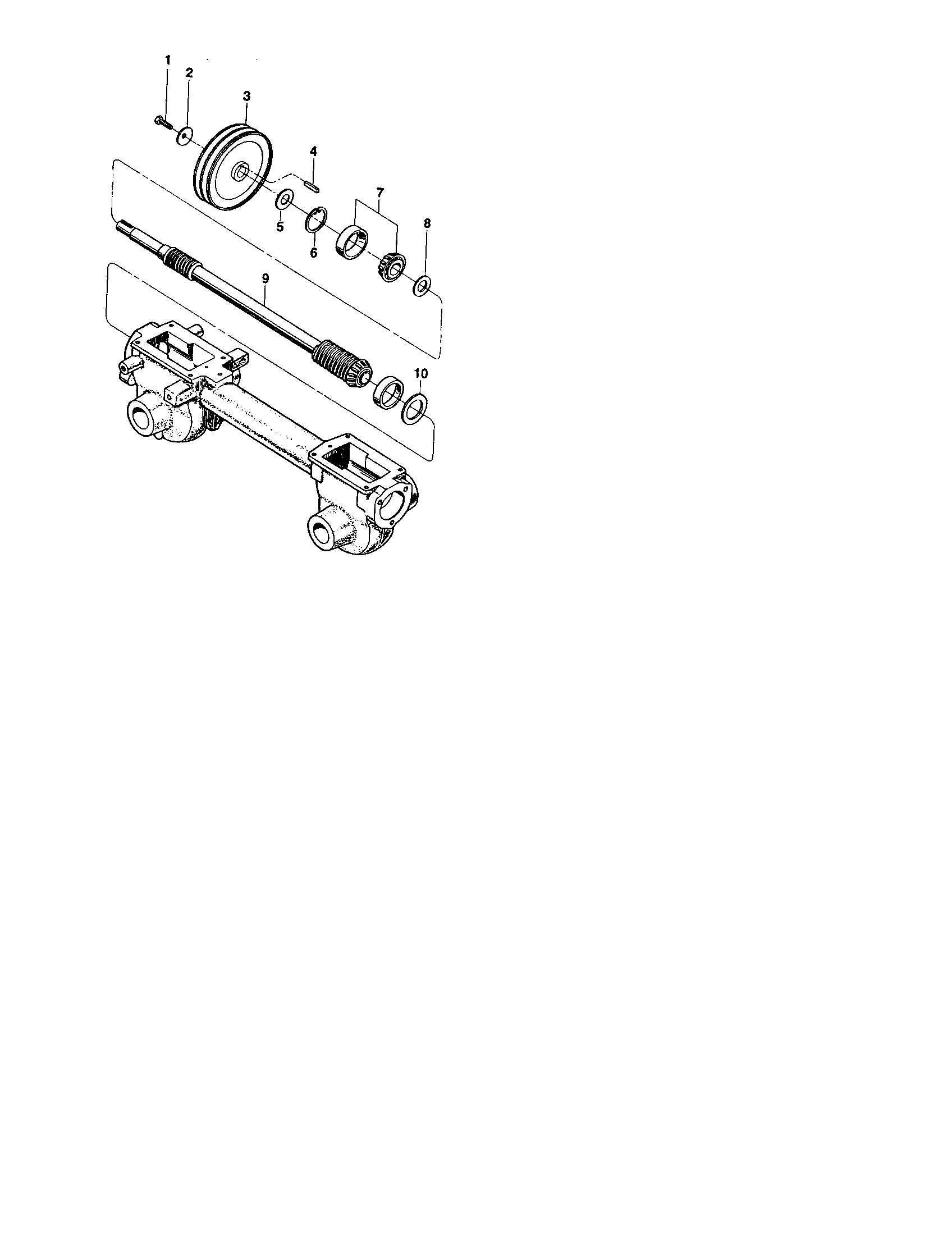 Driveshaft/transmission pulley
