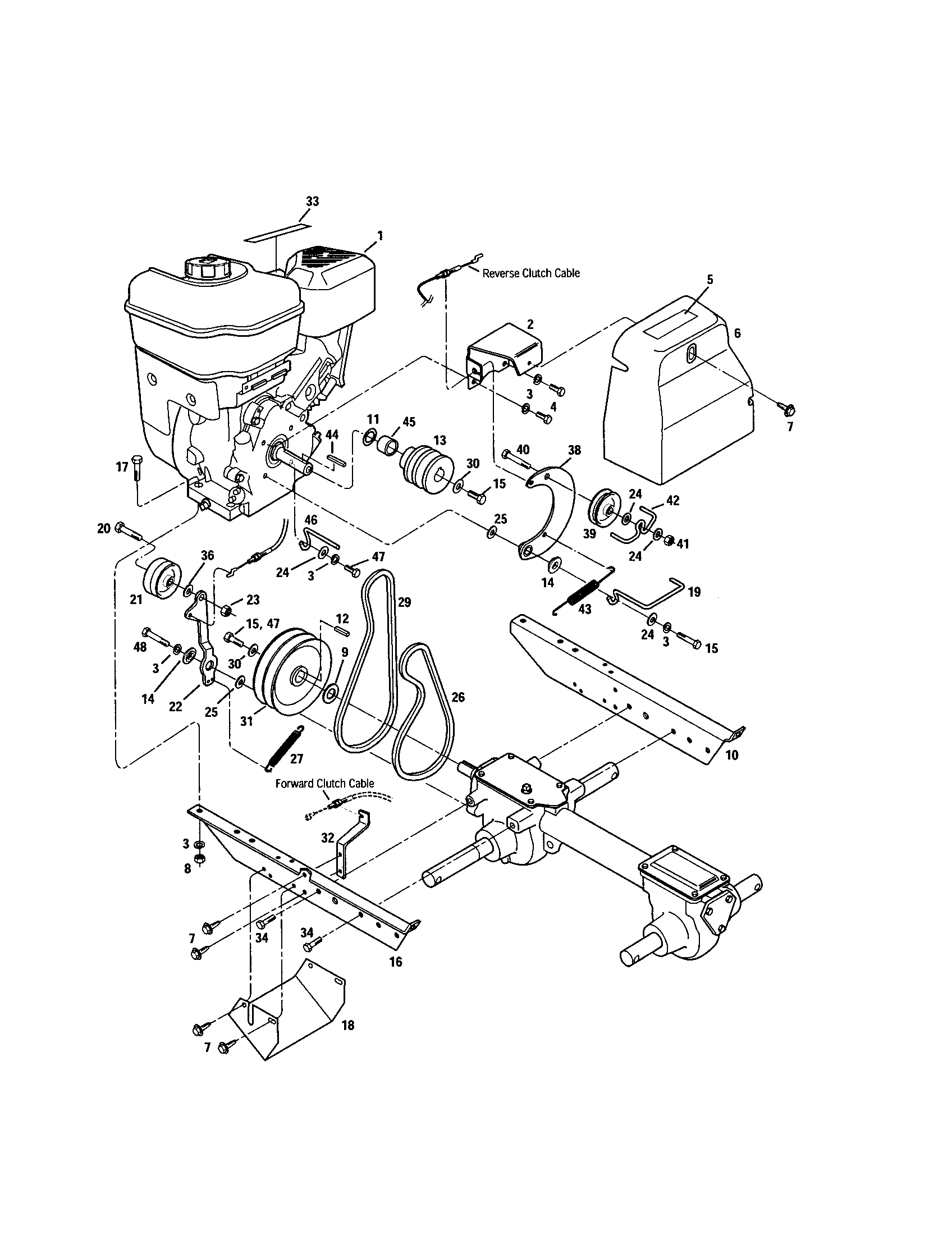 ENGINE/BELTS/DRIVE PULLEY