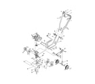 Troybilt 12235 handlebar/axle/wheel diagram