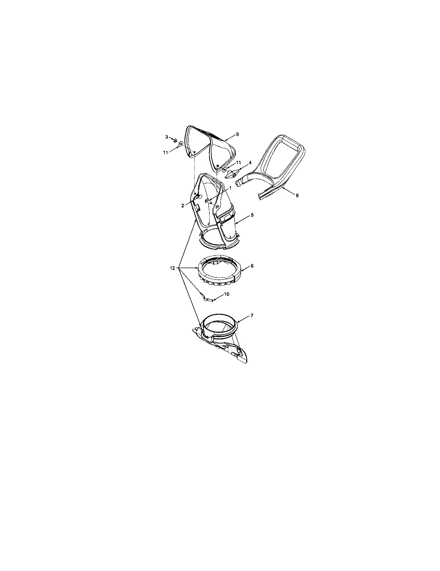 Chute/handle