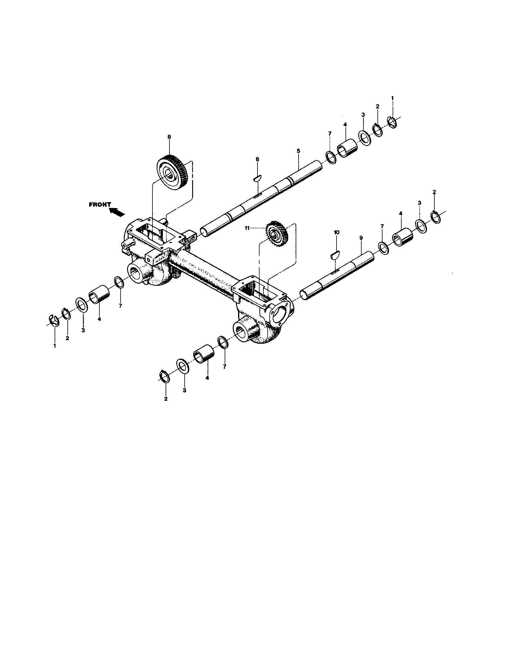 WHEEL SHAFT/SHIM