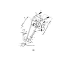 Troybilt 21A-665B063 handlebar/wheel gear control diagram