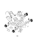 Engine/handle/wheels/housing