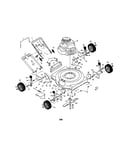 Engine/housing/handle/wheel