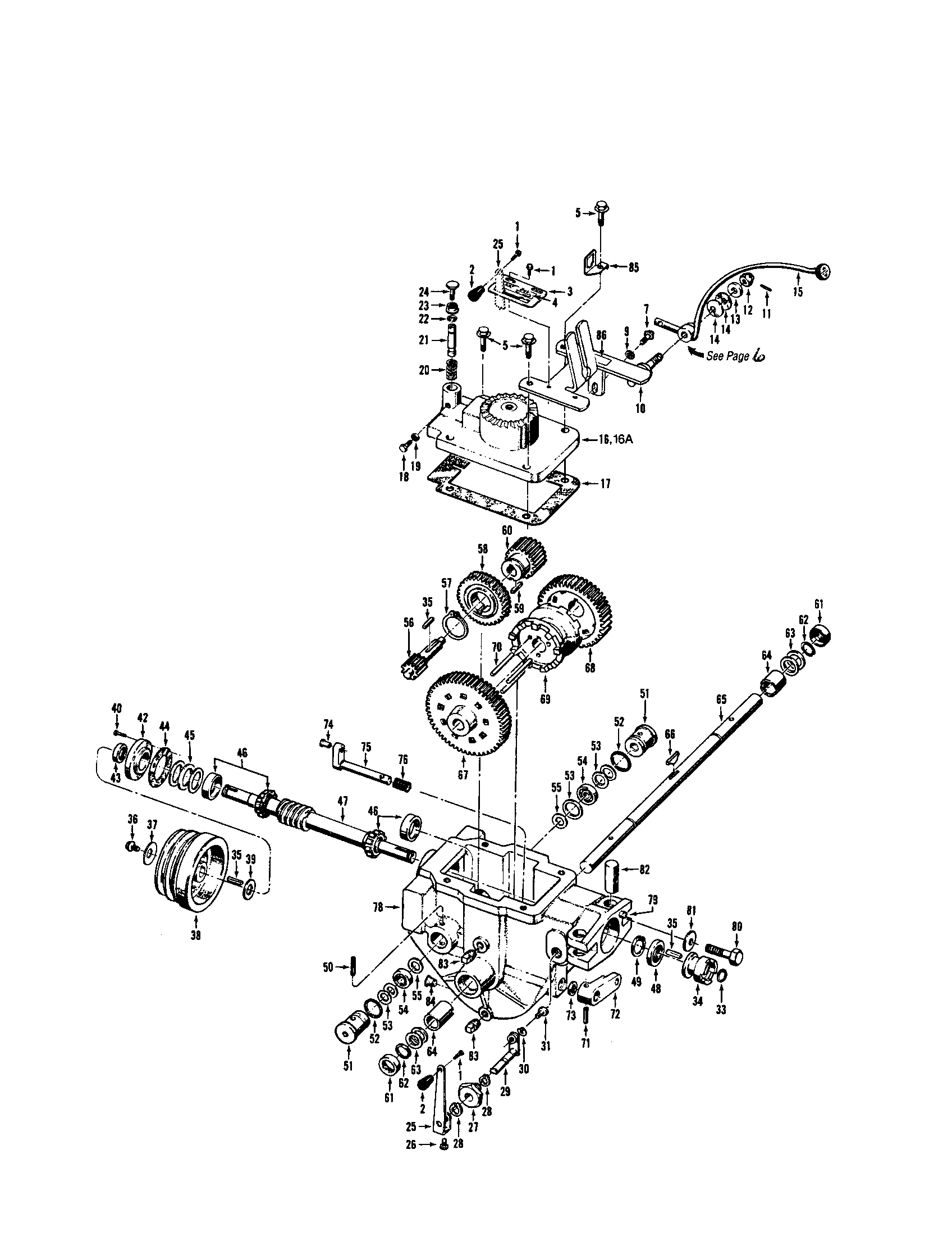 Power unit transmission