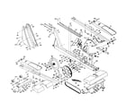 NordicTrack NEL07940 pedals/upright covers/flywheel diagram