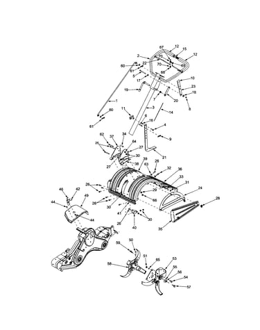 Handle/shift rod