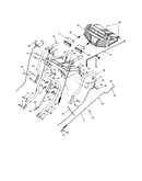 Chute and cable assembly/handle