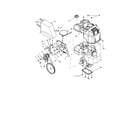 Troybilt 31AH9V75063 engine shroud/belt cover diagram