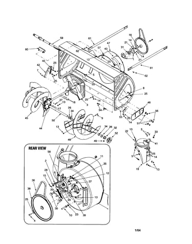 Snow thrower assembly