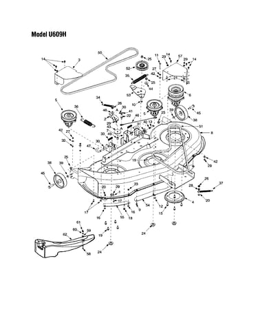 Deck/gear/brake
