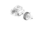 MTD 13AD624G401 wheels/tires/rim diagram