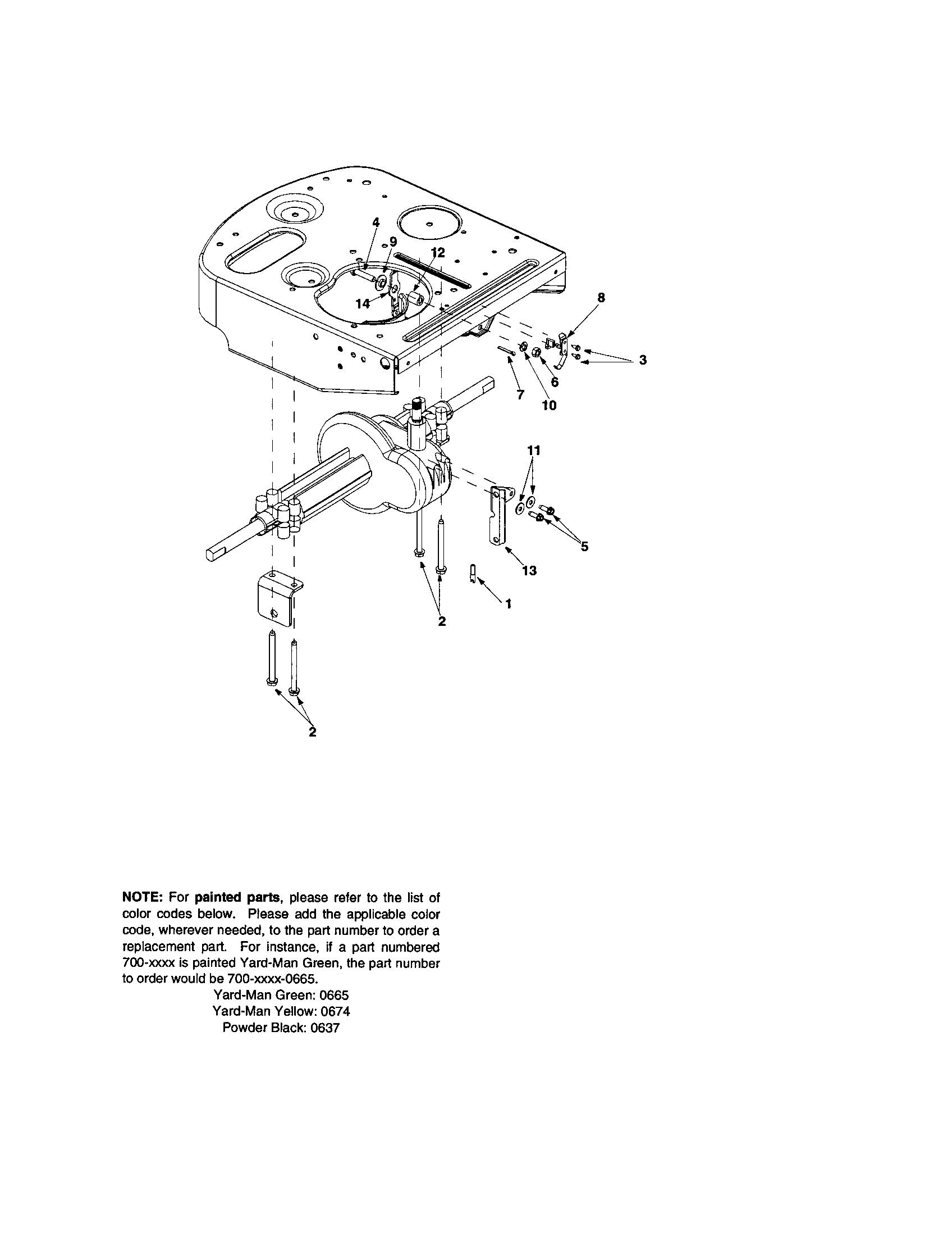 TRANSAXLE BRACKET/SHIFT LEVER