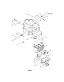 Muffler/casing/muffler heat shield