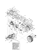 Frame/axle bracket/drive