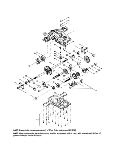 Transmission/housing