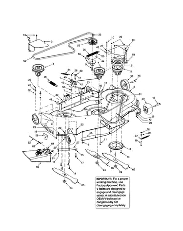 Brake/deck belt cover
