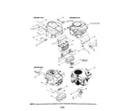 MTD 13AF608G062 engines/muffler diagram